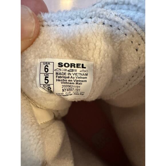 Sorel Kid's Girl Explorer Lace Waterproof Boots - Size 6 (new no box) - Picture 6 of 7